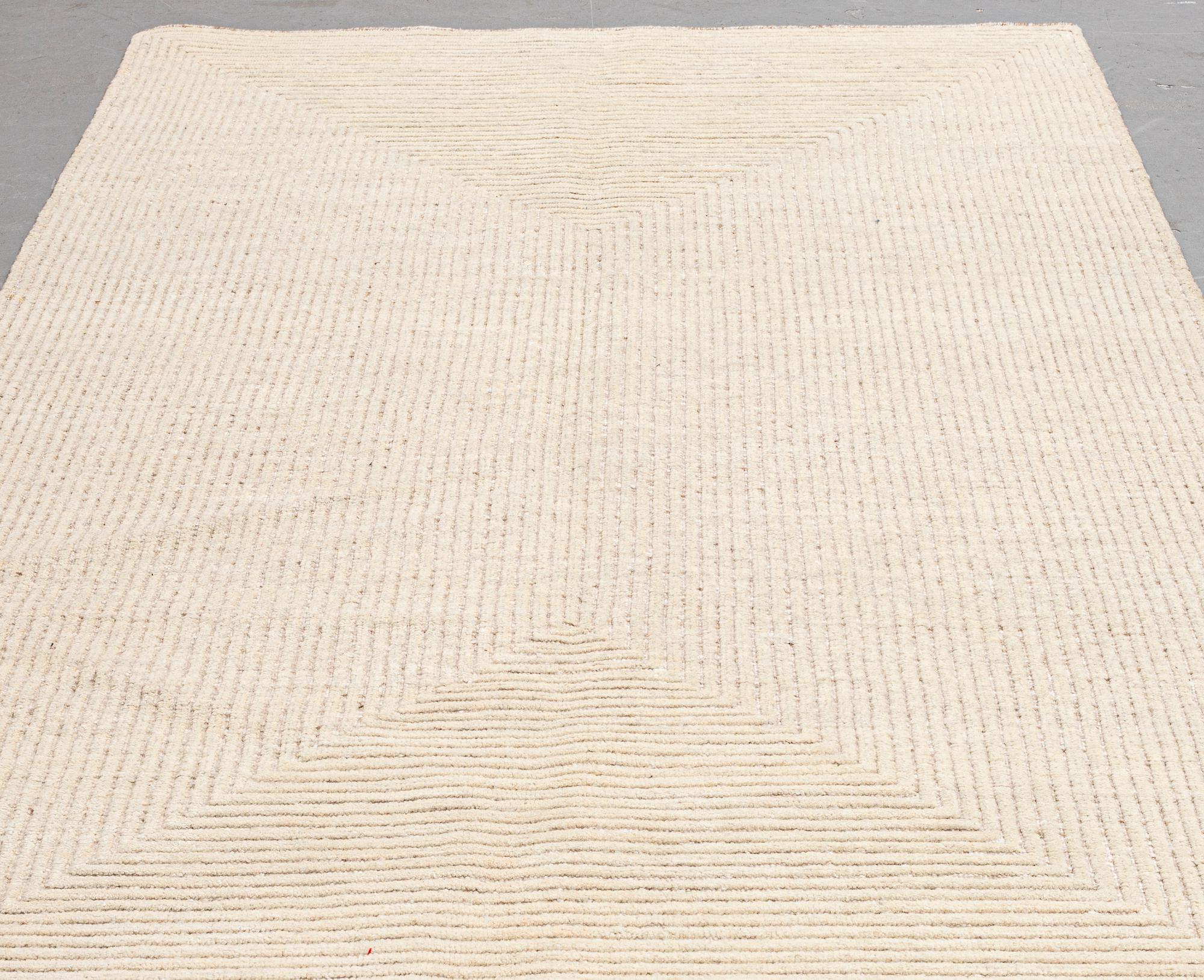 A CARPET, "Maze", loomed i relief, ca 317 x 160 cm.
