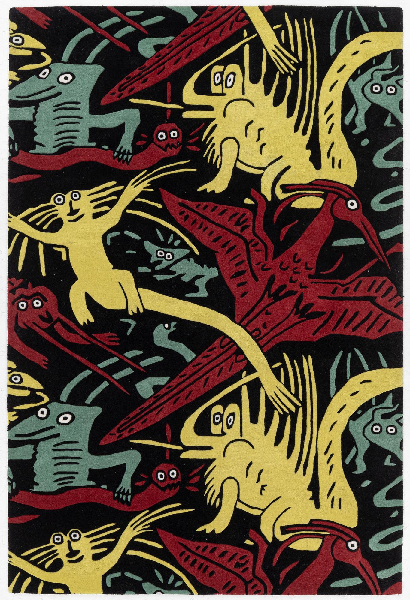 Carl Johan De Geer, a hand-tufted 'Monster Subtil' carpet, signed Carl Johan De Geer and numbered 05, c. 240 x 160 cm.