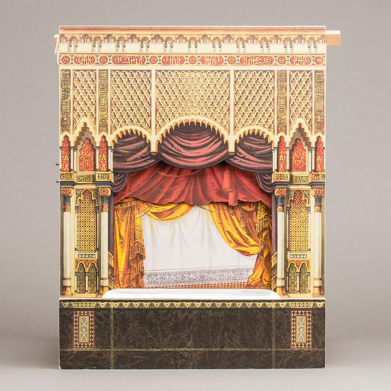 A DANISH DOLL THEATRE, 20th century.