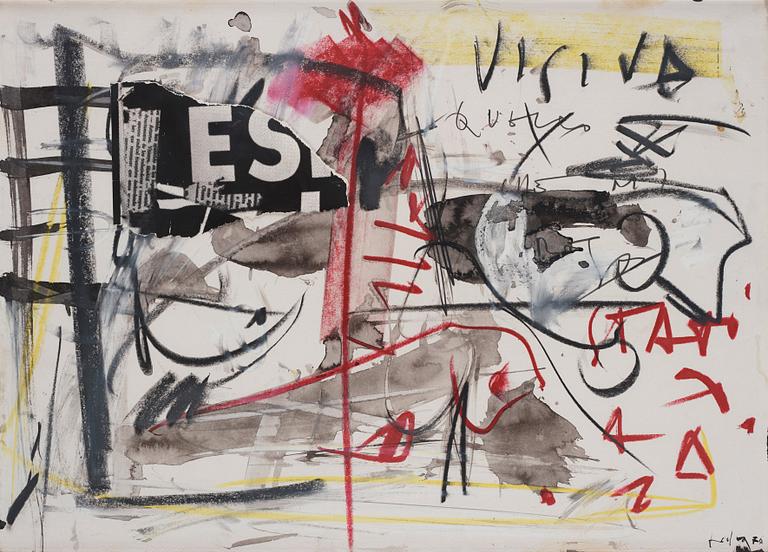 Emilio Vedova, "Daric giugno 1976 No.6".
