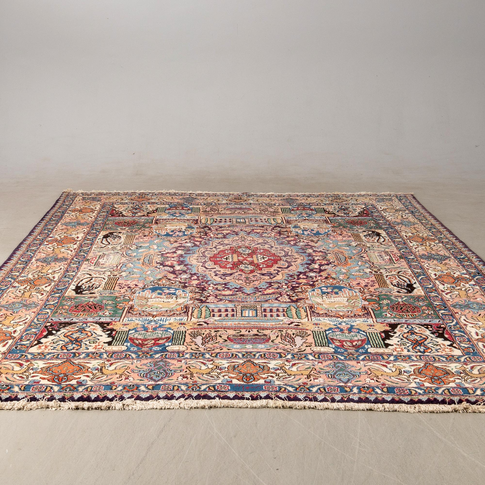 Carpet, Kashmar old approx. 390x294 cm.