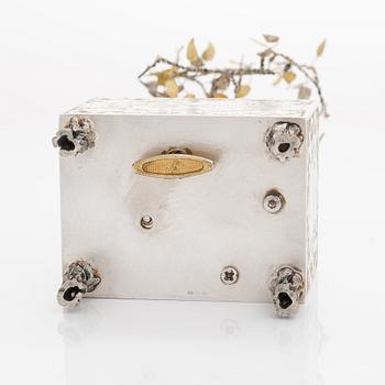 Mikko T. Pyykönen, 'Laputa', a music box in sterling silver, 2018. Unique.