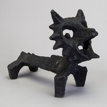 ELDHUND, gjutjärn, "Räven", Olle Hermansson, Husqvarna, 1960-tal.