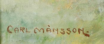 CARL MÅNSSON, olja på duk, signerad.