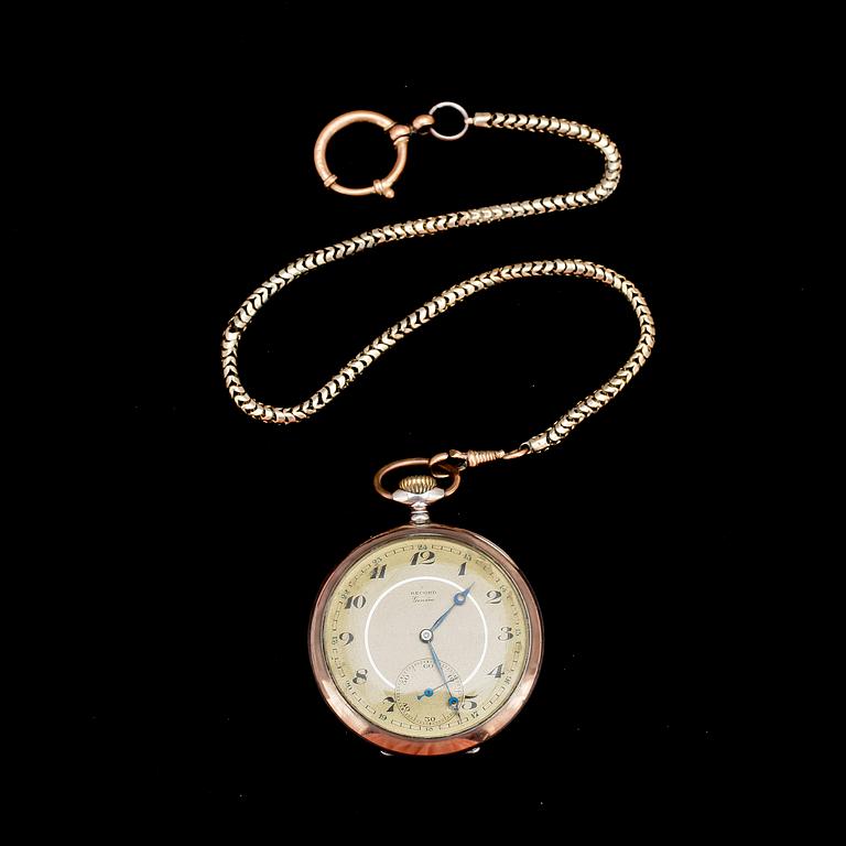 FICKUR, 5st, varav 4 silver, bla Omega, omkring 1900.