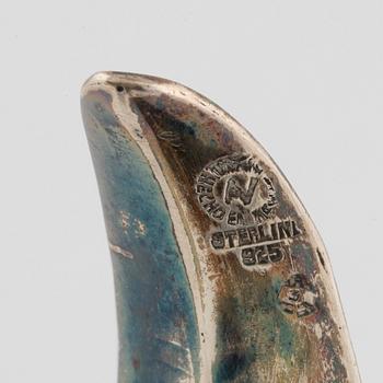 Silver bangle, Mexico.