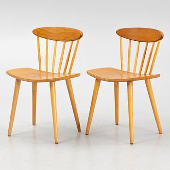 Rimbert Sandholt, a pair of "Gasell" chairs, Edsbyverken, Sweden, 1960's.