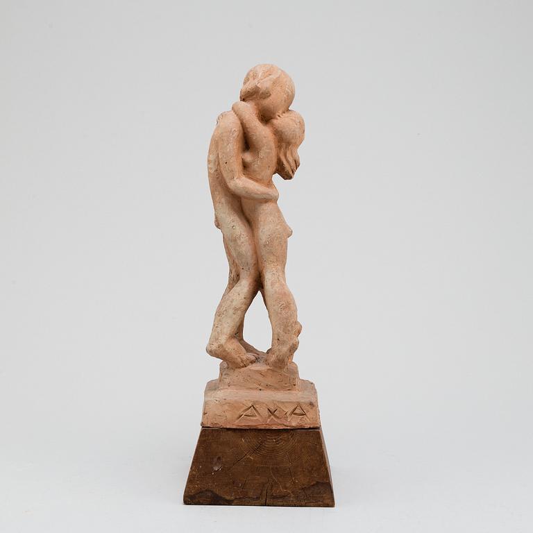 Axel Andersson sculpture, earthenware signed AXA.