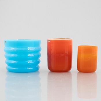 Erik Höglund, glas, sju delar, Boda.