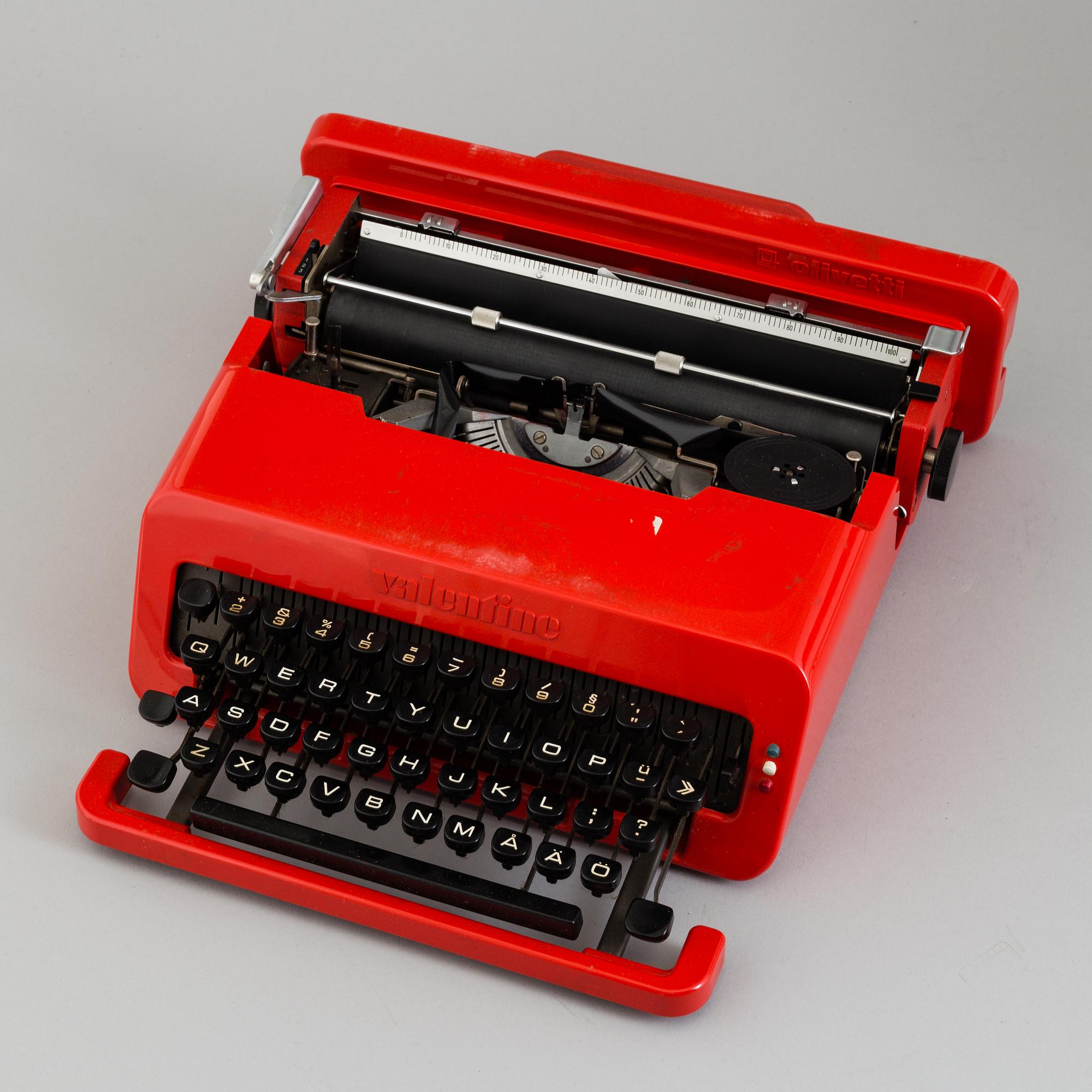 ETTORE SOTTSASS, PERRY A KING & MARIO BELLINI, 2 typewriters.