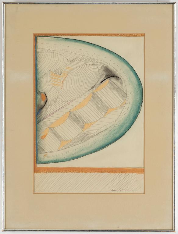 Sten Dunér, mixed media, signed and dated -67.