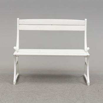 TRÄDGÅRDSSOFFA, "Sneckan", Folke Bensow, Byarums Bruk, sent 1900-tal.