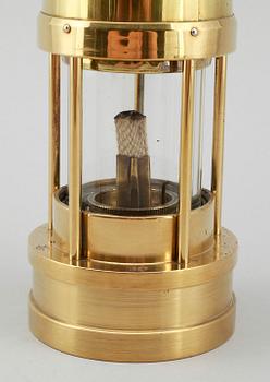 GRUVLYKTA, mässing, E. Thomas & Williams LTD, Aberdare, Wales, 1900-talets andra hälft.