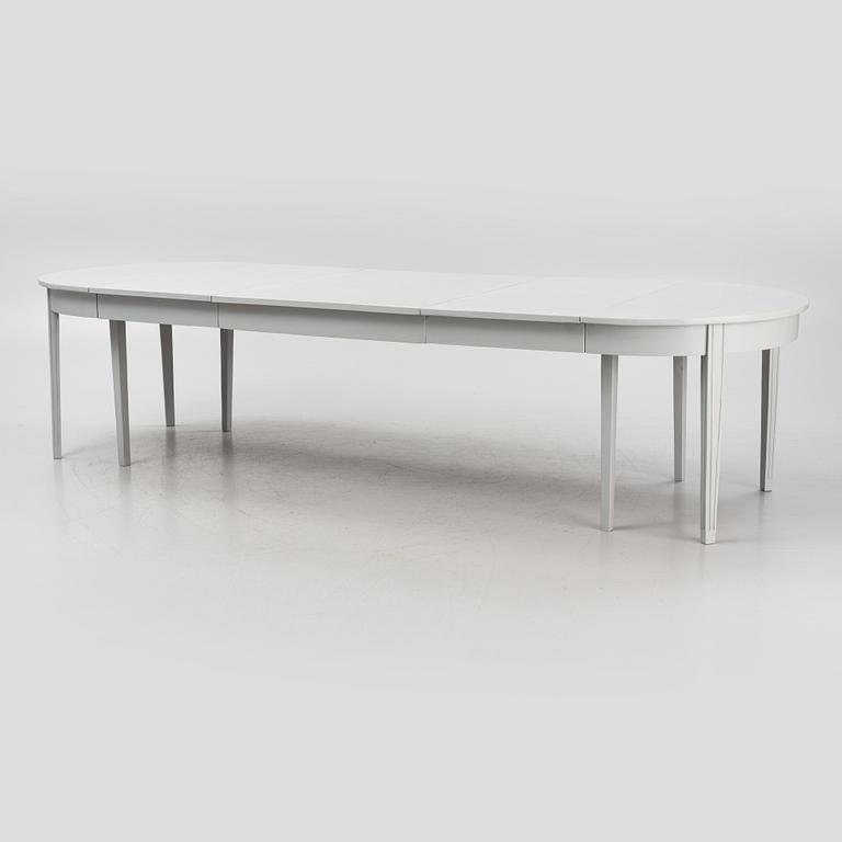Matbord, gustaviansk stil, sent 1800-tal.