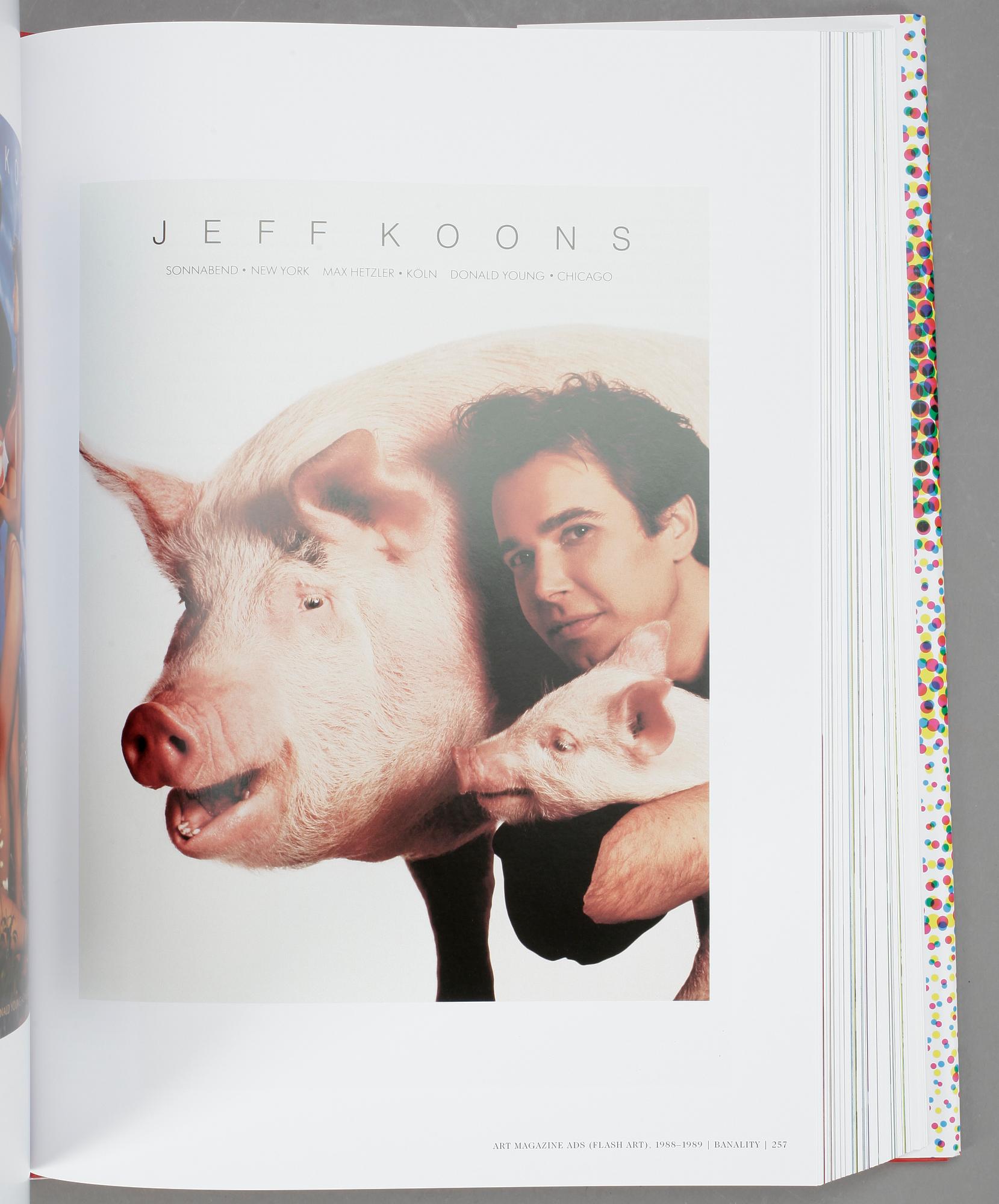 JEFF KOONS, bok med teckning, "La superstar du Post-Pop", signerad och daterad 4/13/04.