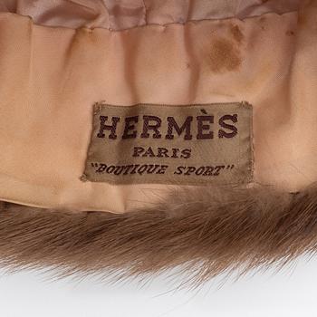 Hermès, a mink fur hat.