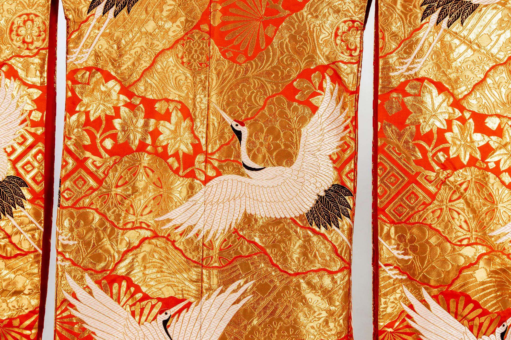 A 20th century Japanese wedding kimono.