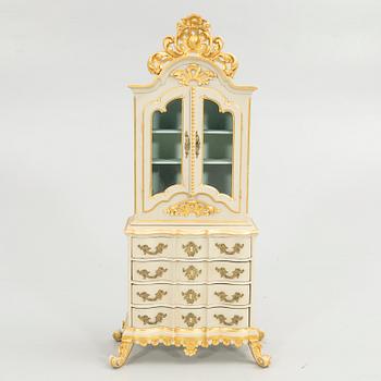 Miniature cabinet, late Baroque/Rococo, later part of the 18th century.