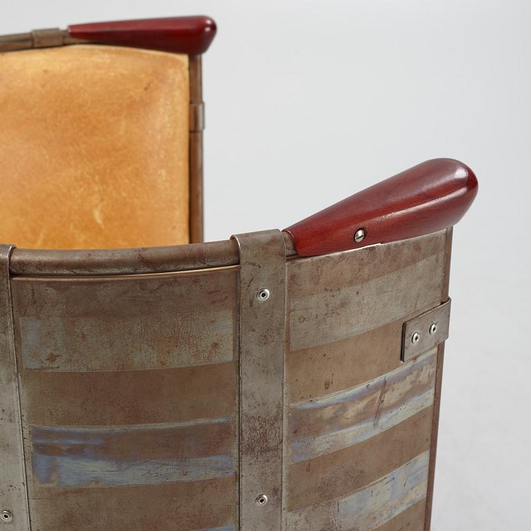 Mats Theselius, an 'Älgskinnsfåtöljen' lounge chair, Källemo, ed. 311/360, Sweden post 1991.