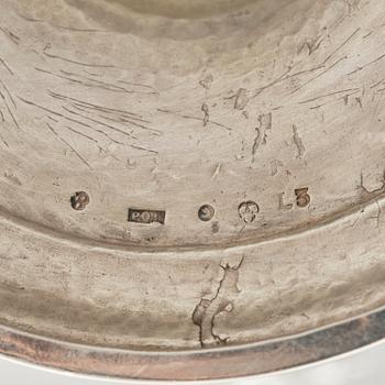 A Swedish 19th century silver coffee-pot, marks of Pehr Olof Bäckström, Gävle 1817.