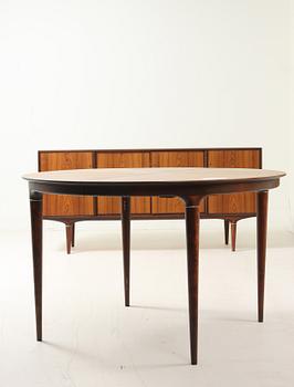 MATGRUPP, 6 delar, "Cortina", Svante Skogh, jakaranda.