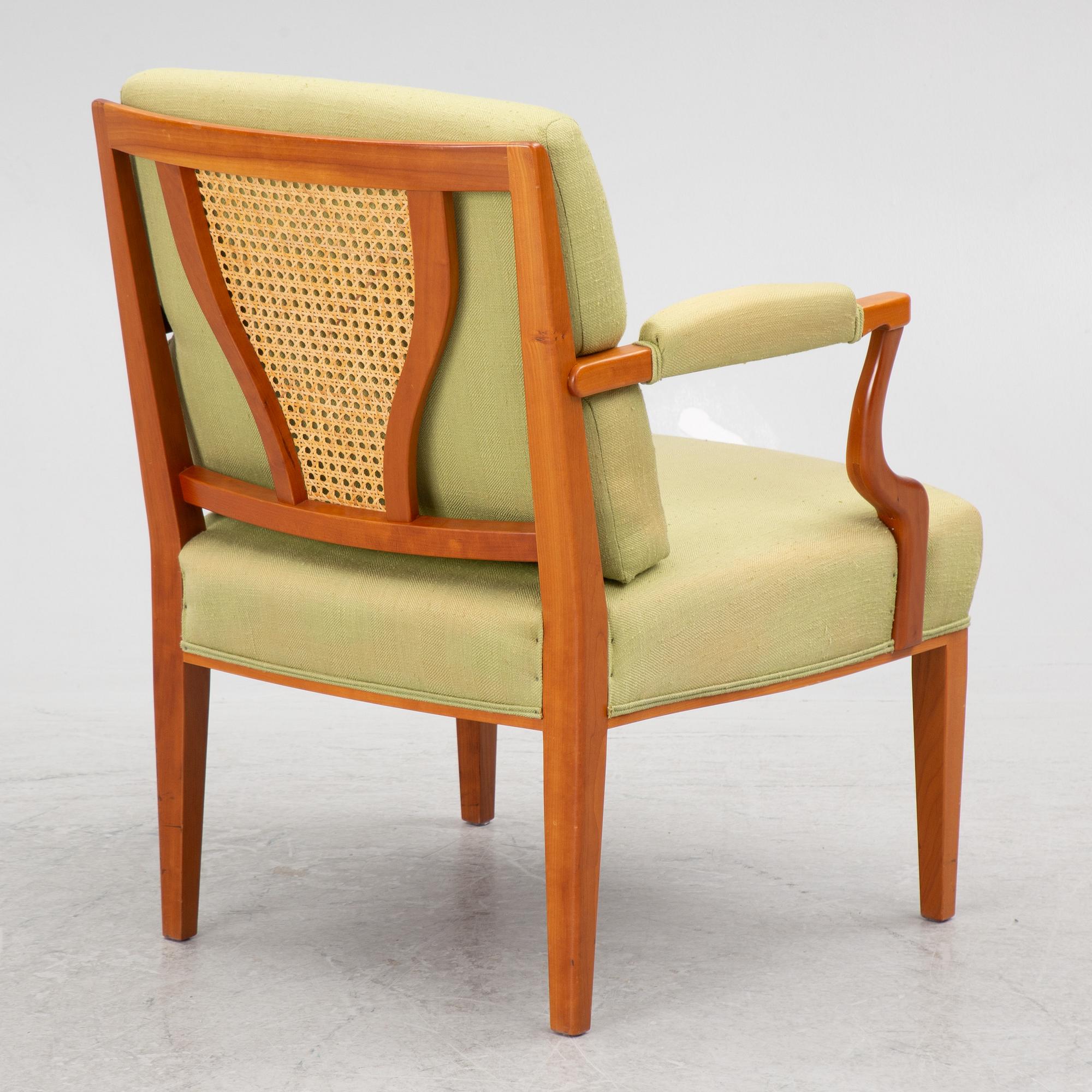 Josef Frank, a model 969 armchair, Firma Svenskt Tenn, Sweden.