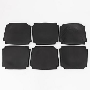 Carl Hansen & Son, six leather cushions, CH24, Denmark, 21st century.