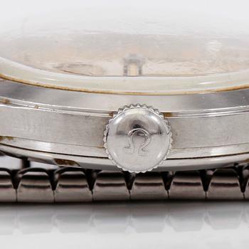 ARMBANDSUR, stål, Omega, 1900-talets mitt.