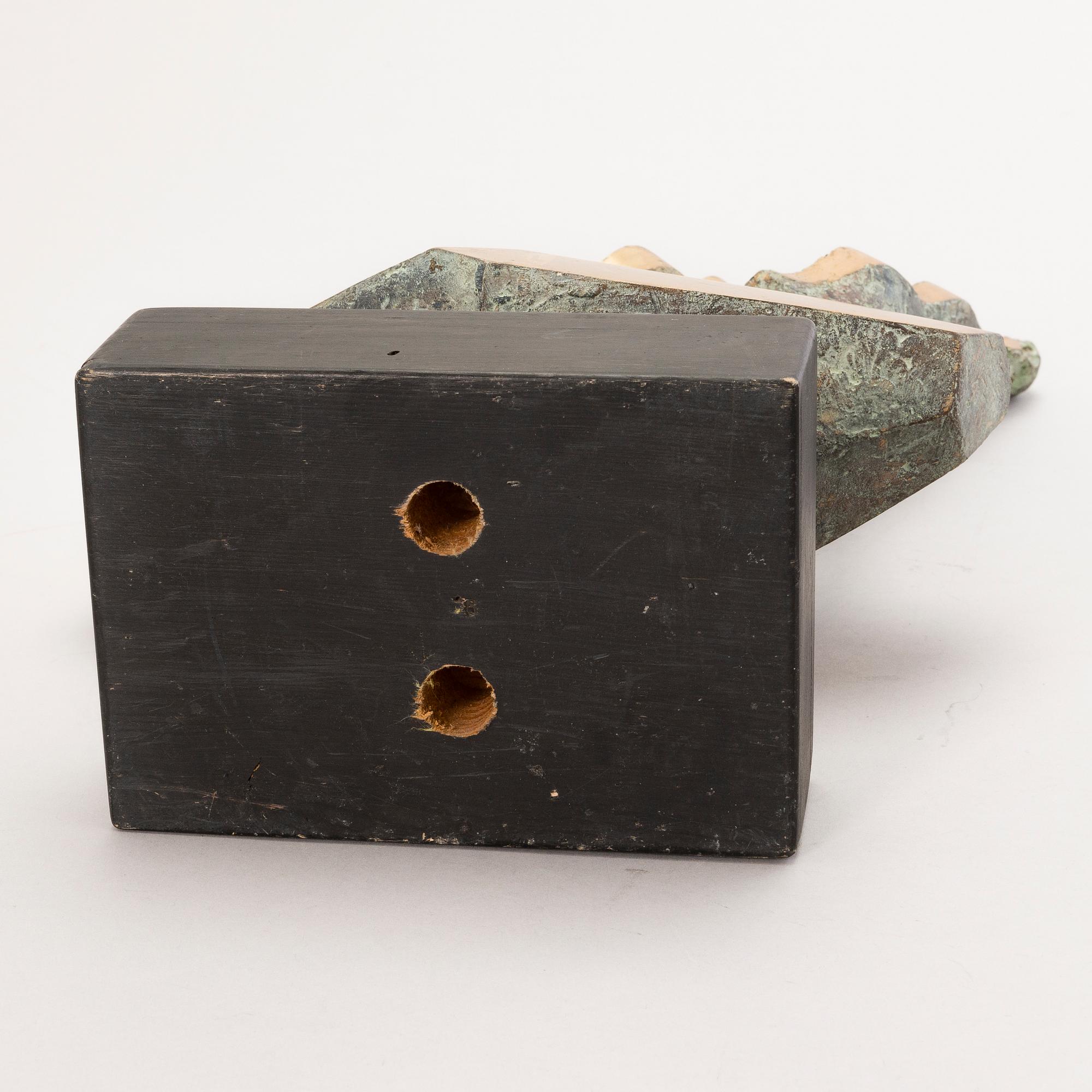 HEIKKI HÄIVÄOJA, skulptur, metall, signerad och daterad -92, numrerad 9/25.