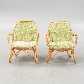 Soffa och karmstolar, ett par, 1900-talets senare hälft.