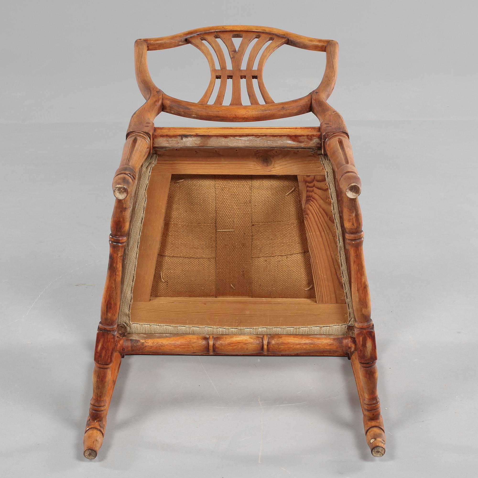 STOLAR, 6 st, gustavianska, omkring 1800.