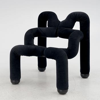 Terje Ekstrøm, armchair, "Ekstrem", Stokke Fabrikker, Norway, late 20th century.