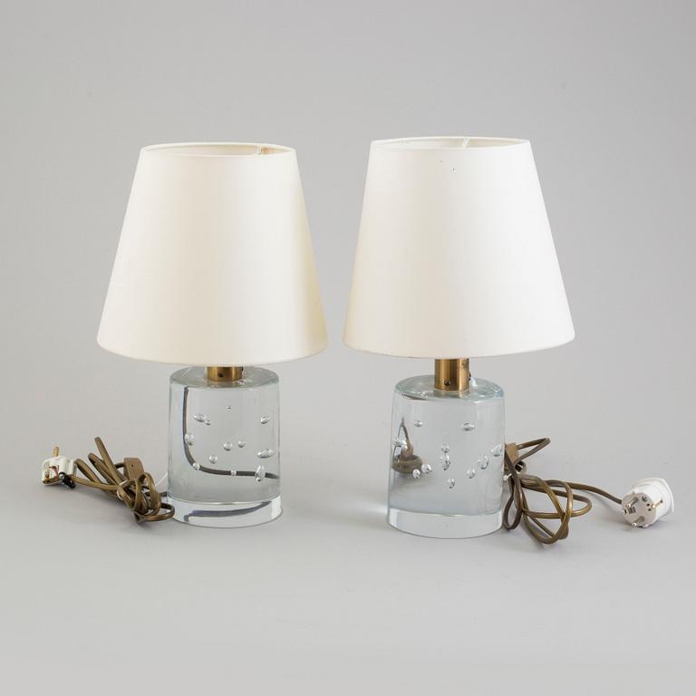 a pair of '1819/2' table lamps by Josef Frank, for Svenskt Tenn.