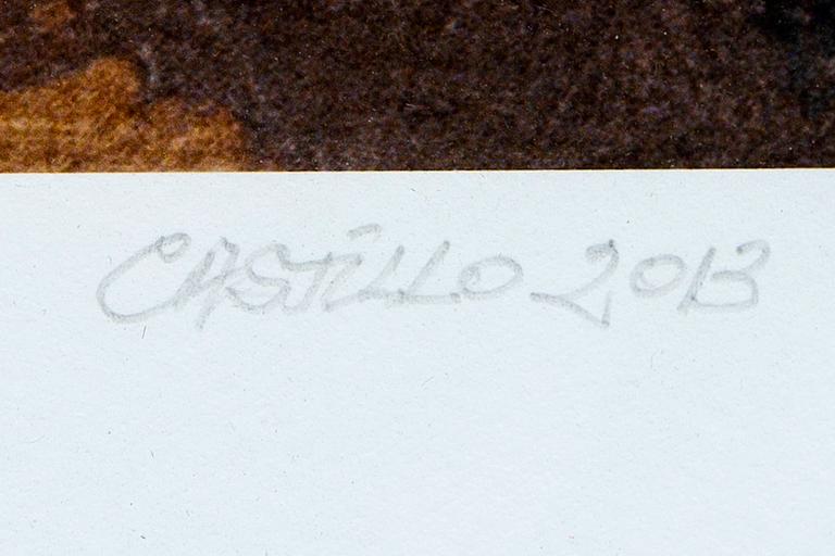 Jorge Castillo, a signed, dated and numbered pigment print.
