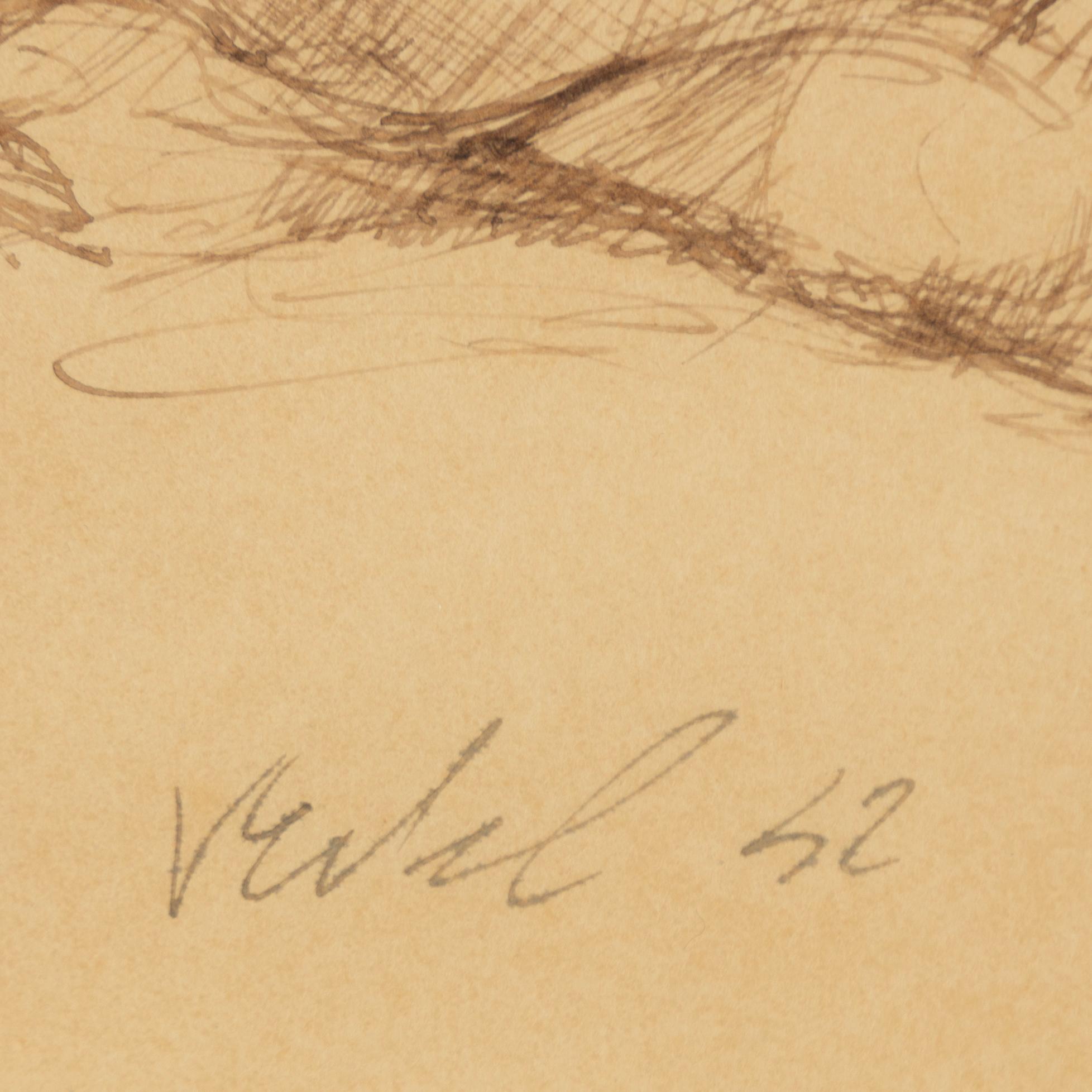Vilma Eckl, Reclining model.