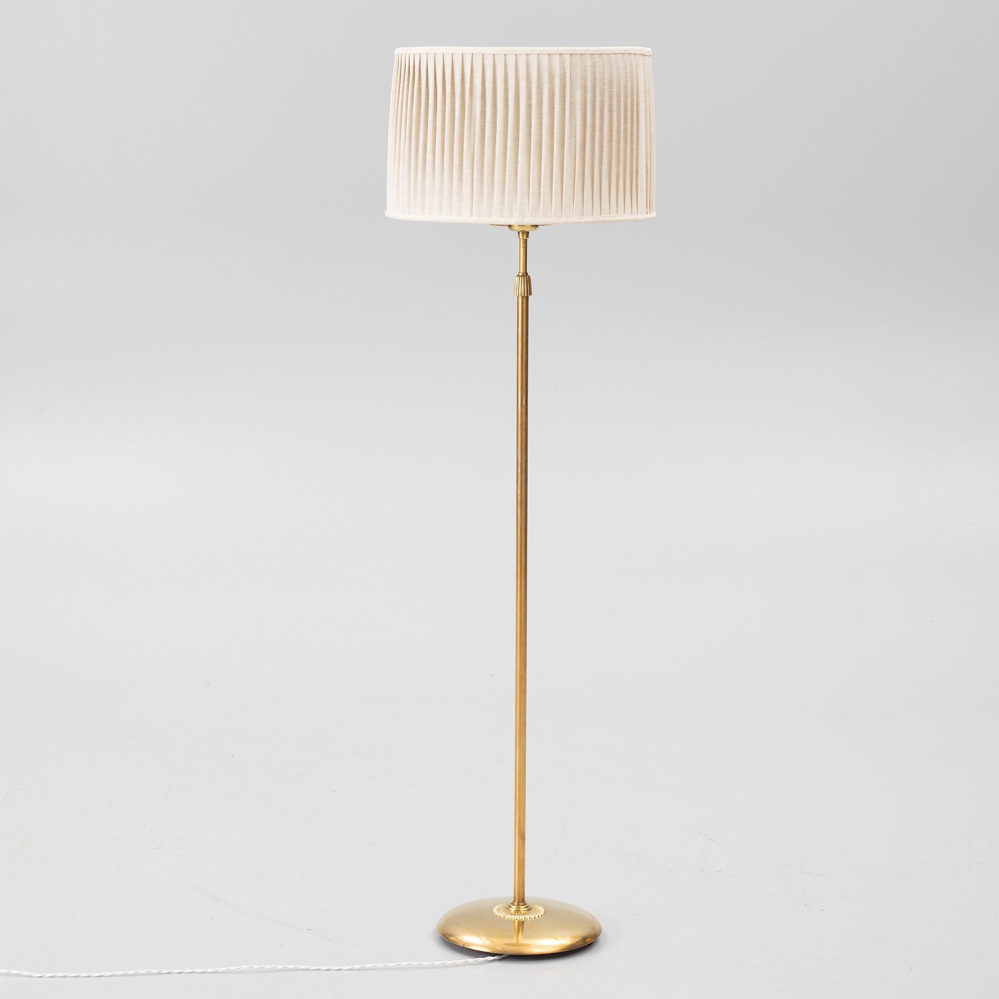 Bertil Brisborg, a floor lamp model 31376, Nordiska Kompaniet, 1940s.