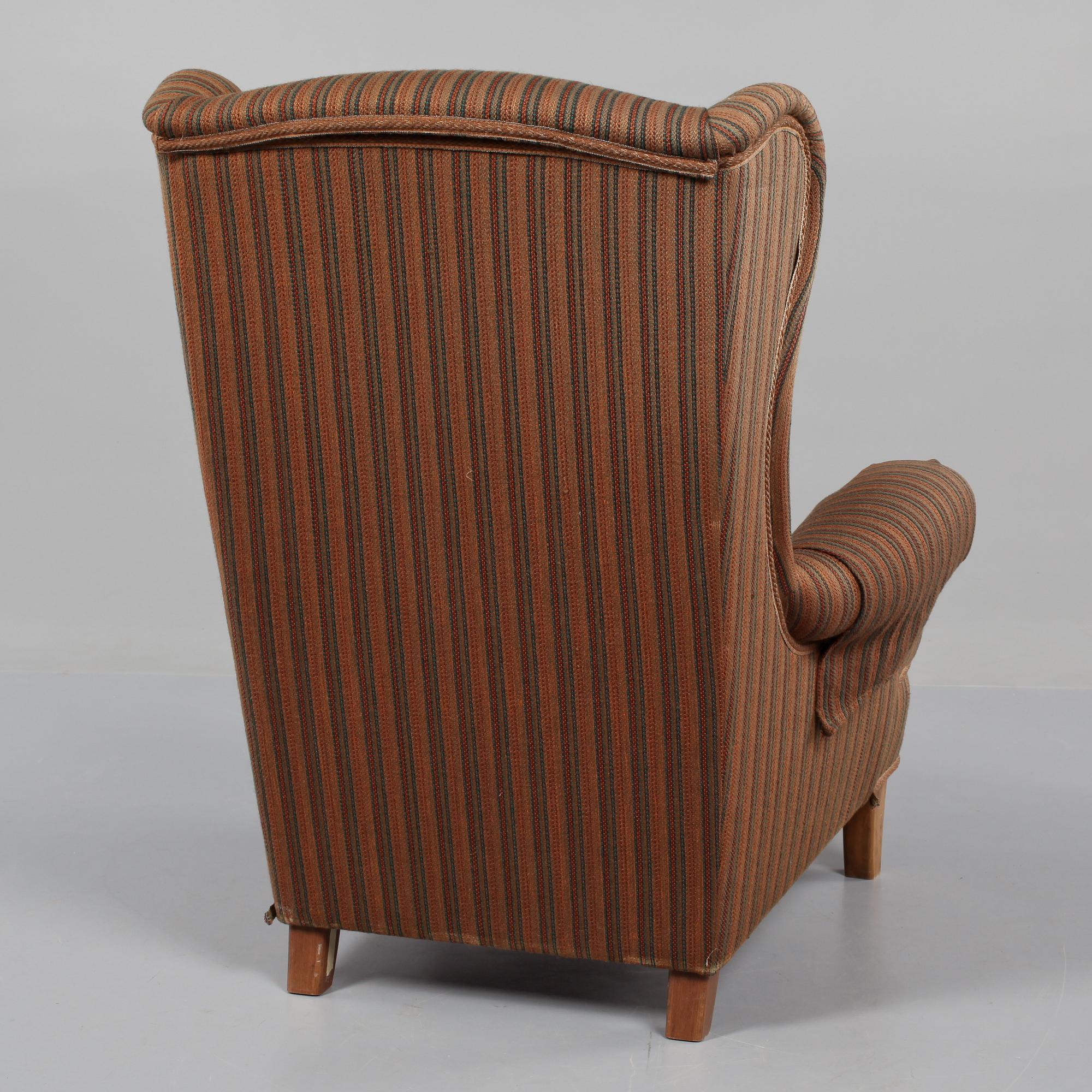 FÅTÖLJ, "Häggbom", Carl Malmsten, AB OH Sjögren, 1900-talets andra hälft.