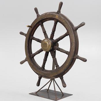 Skeppsratt / styre, Burmeister & Wains, Köpenhamn, Danmark.