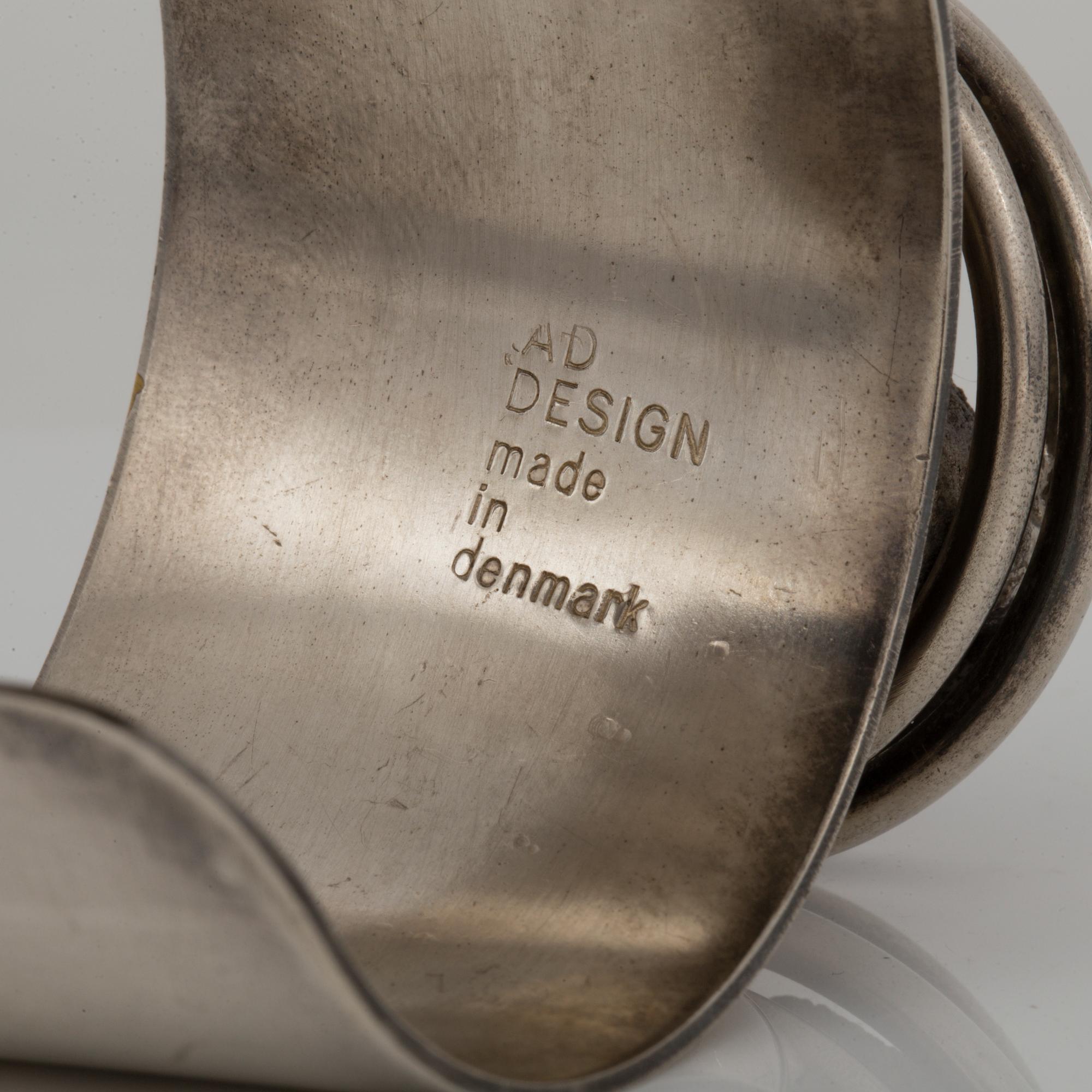 ARMRING, 'A D Design', J. Andersson och Erik Dennung, Köpenhamn, Danmark, 1970-tal.