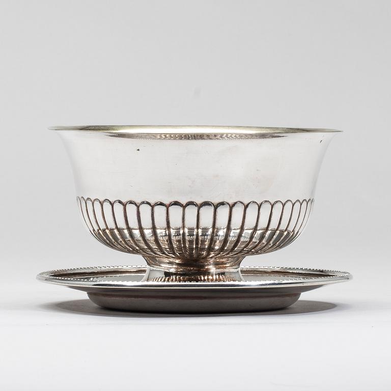 PARTI NYSILVER, 6 delar, Sverige/England 1900-tal.