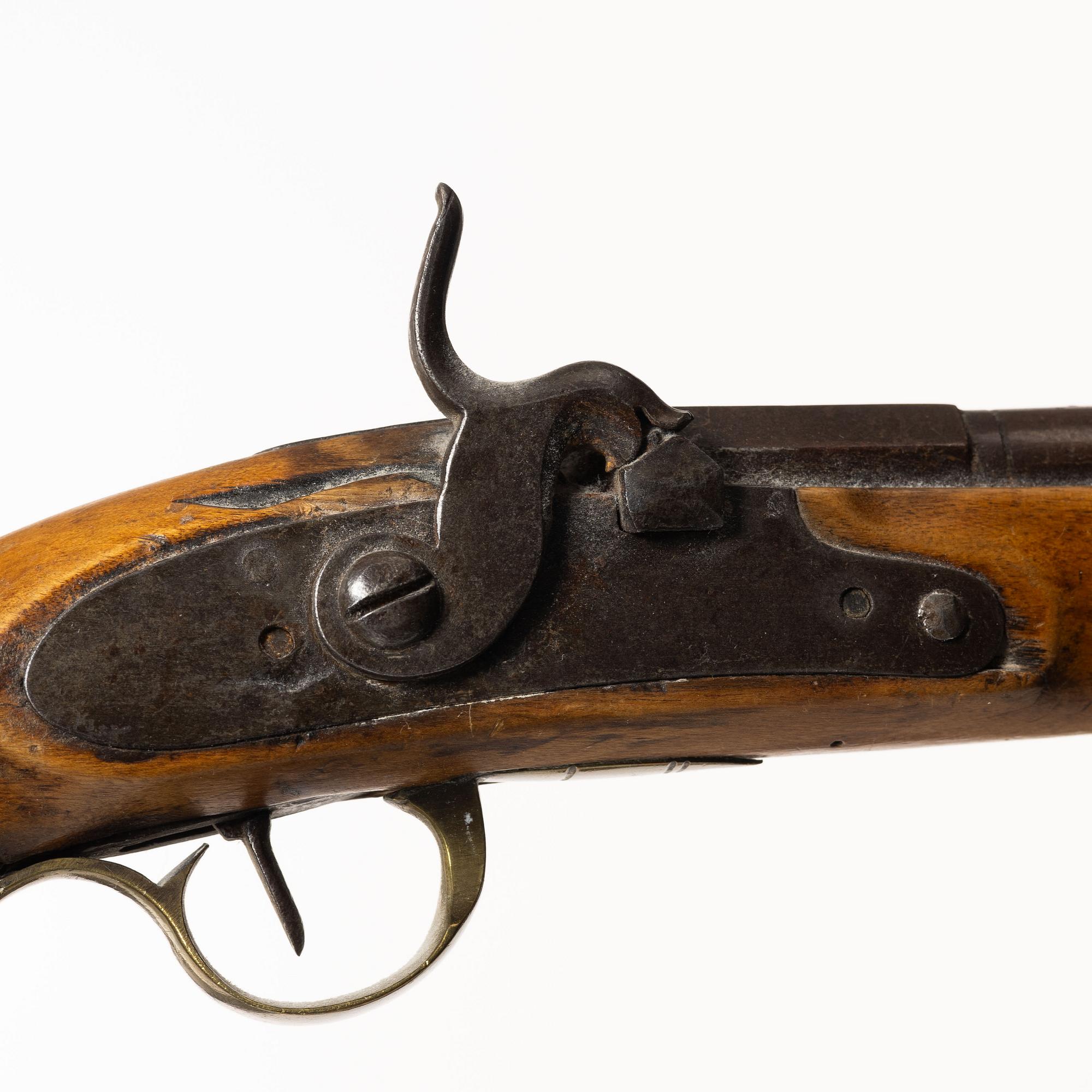 Percussion pistols, 2 pcs, Swedish, mid-19th century.