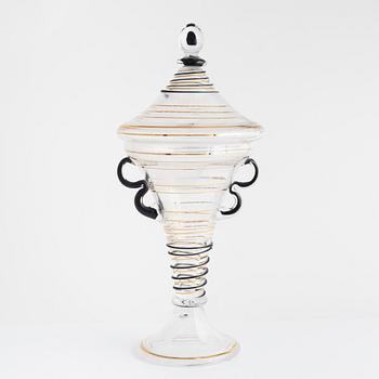 Monica Backström, glaspokal, Kosta Boda, numrerad 1/25.