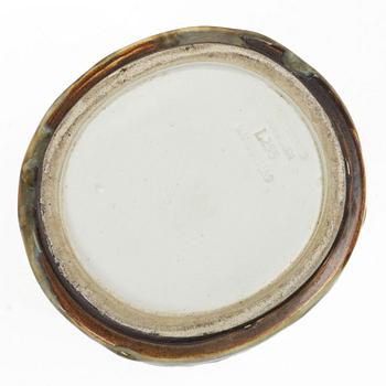 Gertrud Lönegren, Vas, samt skålar, 2 st, stengods, Rörstrand, 1936-1941.