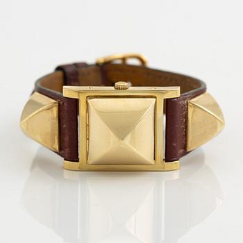 Hermès, Medor, armbandsur, 23 x 32 mm.