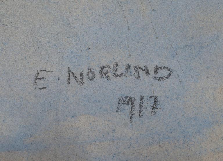 ERNST NORLIND, blandteknik, signerad och daterad 1917.