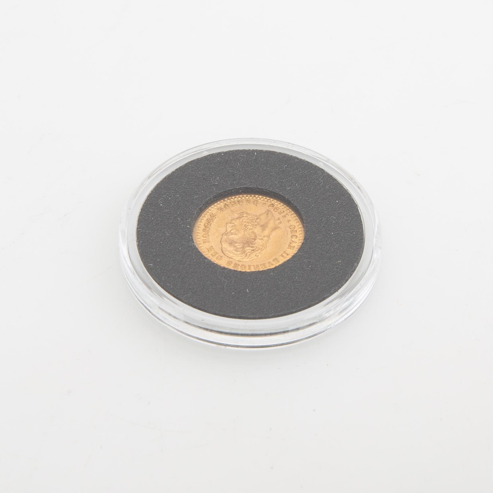 Guldmynt Sverige, Oscar II 5 kr, 1899.