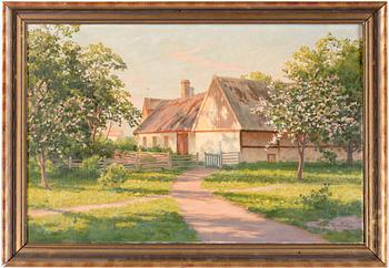 JOHAN KROUTHÉN, olja på duk, signerad o daterad 1925.