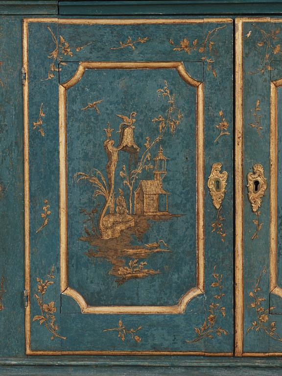 A Swedish Rococo 18th century cupboard.