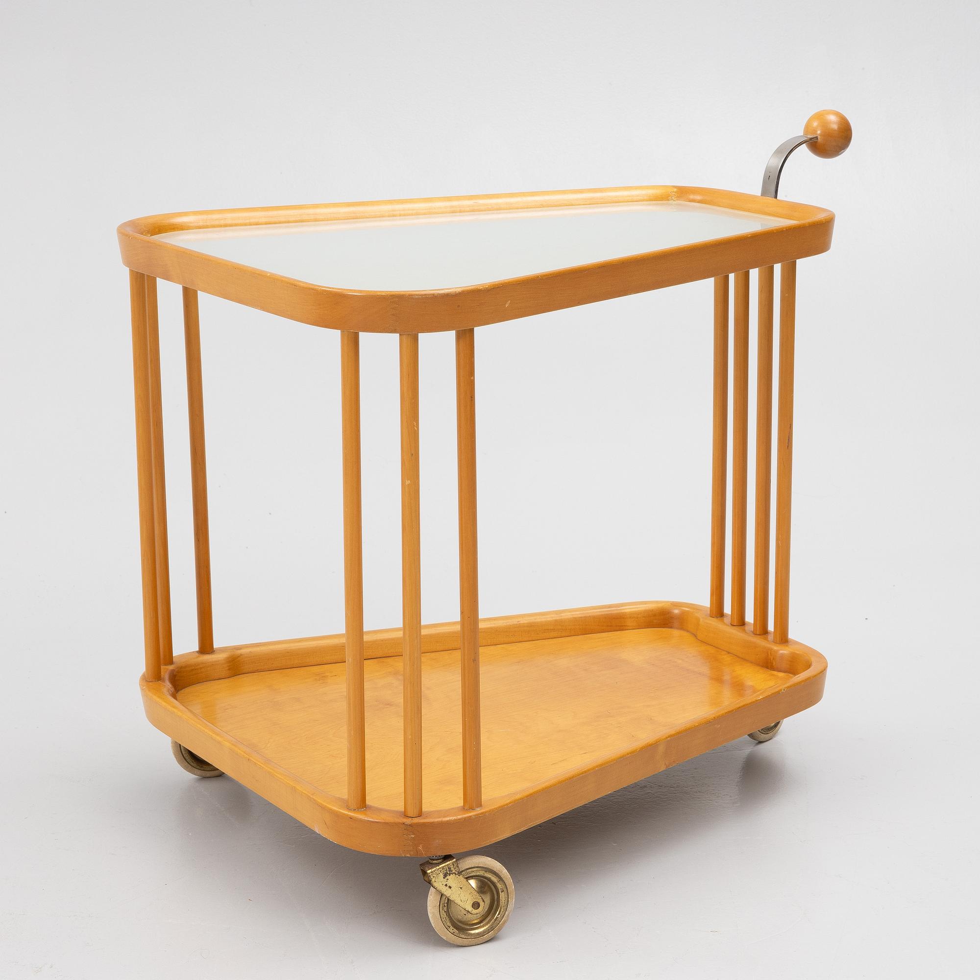 Serveringsvagn, 1900-talets mitt.