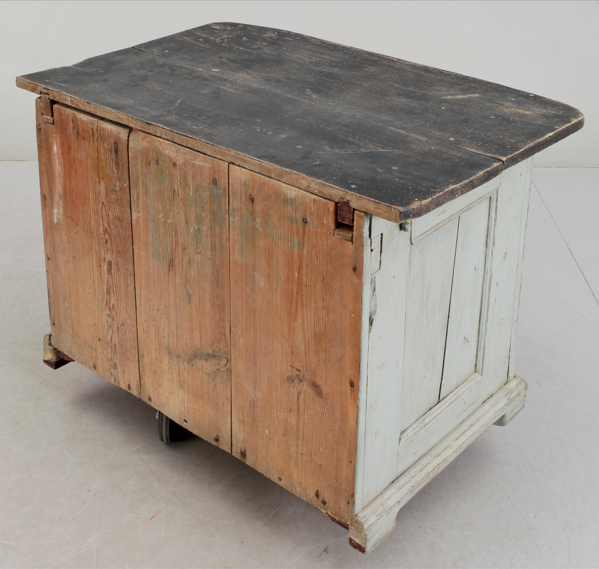 KISTBORD, 1700/1800-tal.